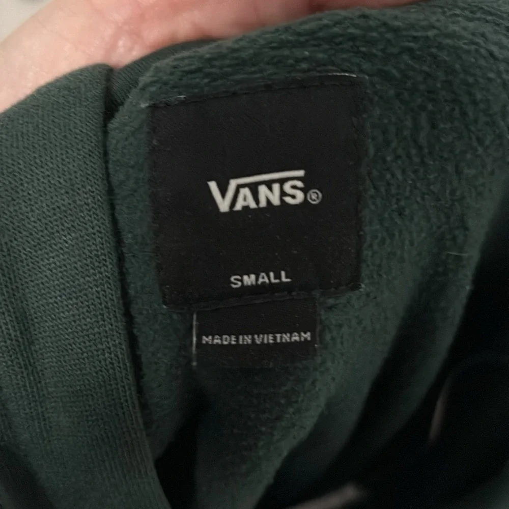 VANS Men’s dark green & yellow hoodie size: small - Picture 6 of 6